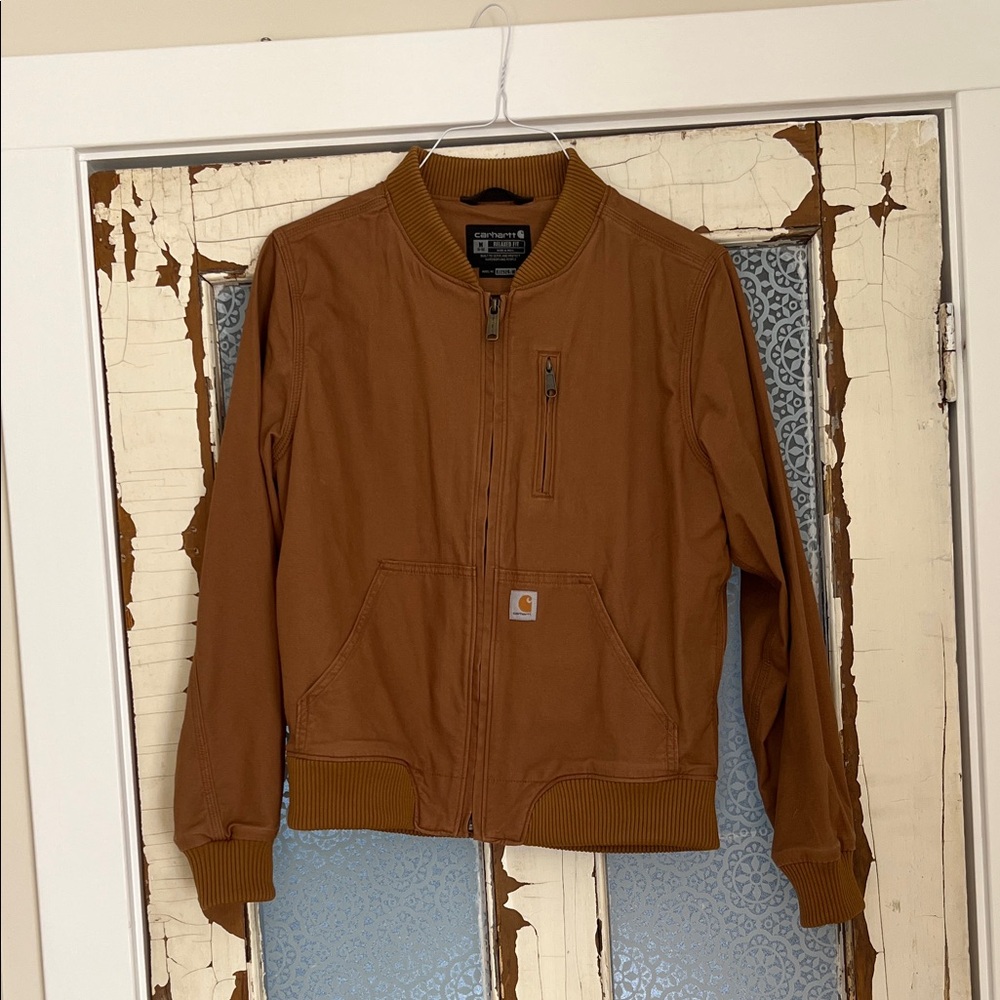 Carhartt Women's Caramel Brown Bomber Jacket